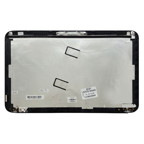 قاب پشت ال سی دی لپ تاپ اچ پی Pavilion DV6-6000 مشکی-طرح دار