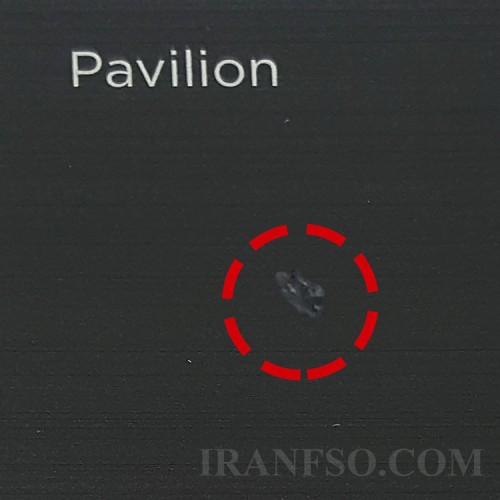 قاب کنار کیبرد لپ تاپ اچ پی Pavilion 15-P نوک مدادی-اینتربزرگ خط و خش دار