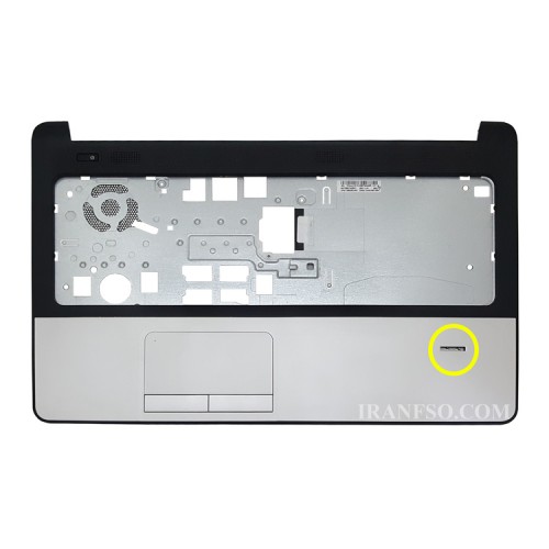 قاب کنار کیبرد لپ تاپ اچ پی ProBook 355-G1_355_G2 مشکی-نقره ای به همرا تاچ پد و فینگر پرینت