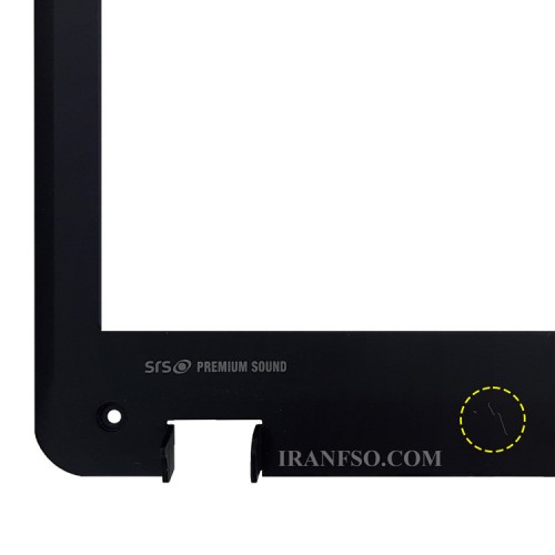 قاب جلو ال سی دی لپ تاپ اچ پی ProBook 4540 مشکی-خط و خش دار