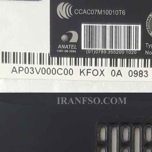 درب هارد لپ تاپ اچ پی Pavilion DV4-1000_AP03V000C00 مشکی دست دوم