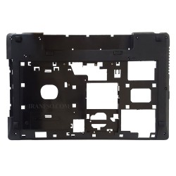 قاب کف لپ تاپ لنوو IdeaPad G580-G585 مشکی پلاستیکی-بدون HDMI
