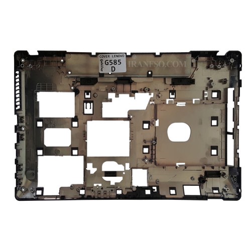 قاب کف لپ تاپ لنوو IdeaPad G580-G585 مشکی پلاستیکی-بدون HDMI