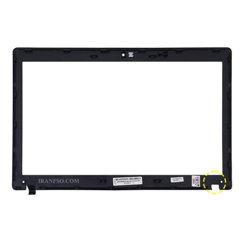 قاب جلو ال سی دی لپ تاپ لنوو IdeaPad G570 مشکی-خط و خش دار