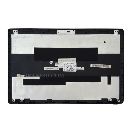 قاب پشت ال سی دی لپ تاپ لنوو IdeaPad G580 مشکی-فلزی مات