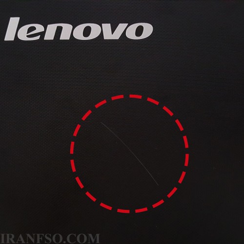 قاب پشت ال سی دی لپ تاپ لنوو IdeaPad G500-G505-G510 مشکی خط و خش دار
