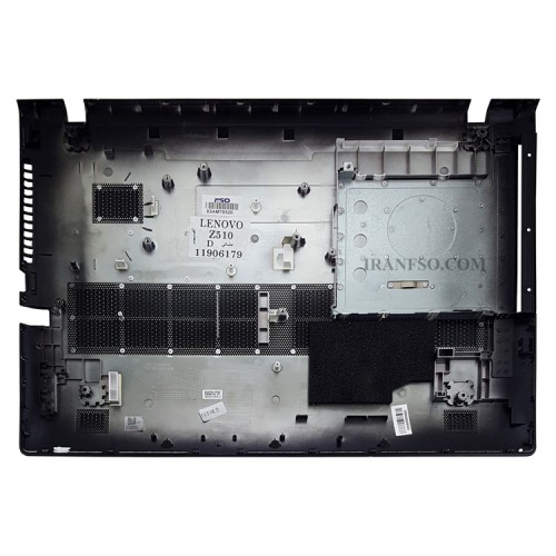 قاب کف لپ تاپ لنوو IdeaPad Z510 مشکی-بدون پلاستیک کف