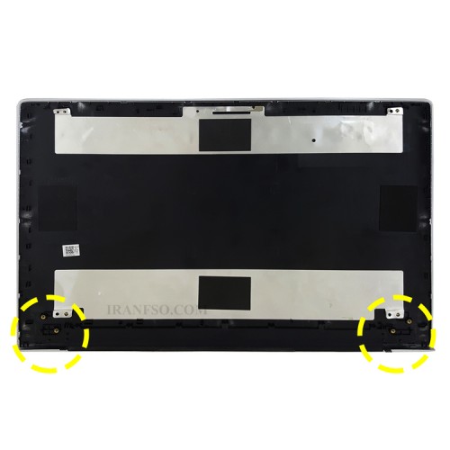 قاب پشت ال سی دی لپ تاپ لنوو IdeaPad G50-70_Z50-70 نقره ای-خط و خش ریز بدون کاور لولا