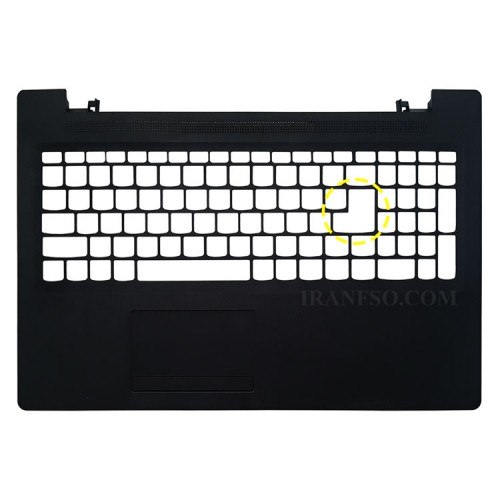 قاب کنار کیبرد لپ تاپ لنوو IdeaPad 110-15ACL_110-15IBR_AMD مشکی-اینتربزرگ به همراه تاچ پد