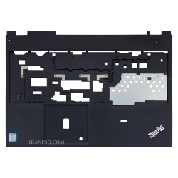 قاب کنار کیبرد لپ تاپ لنوو ThinkPad L560-L570 مشکی-با فینگر پرینت خط و خش دار
