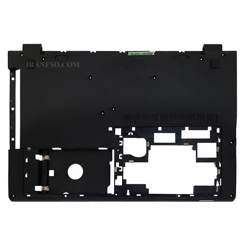 قاب کف لپ تاپ لنوو IdeaPad B50-30_B50-45 مشکی-بدون خروجی هوا-رم ریدر شکسته