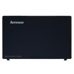 قاب پشت ال سی دی لپ تاپ لنوو IdeaPad G580-G585 مشکی-فلزی براق خط و خش دار