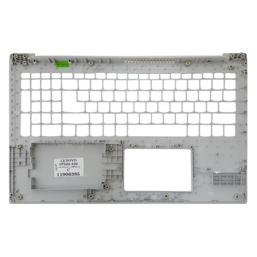 قاب کنار کیبرد لپ تاپ لنوو IdeaPad 320-330-520 15Inch نقره ای-اینتربزرگ Space بزرگ-بدون فینگر پرینت خط و خش دار