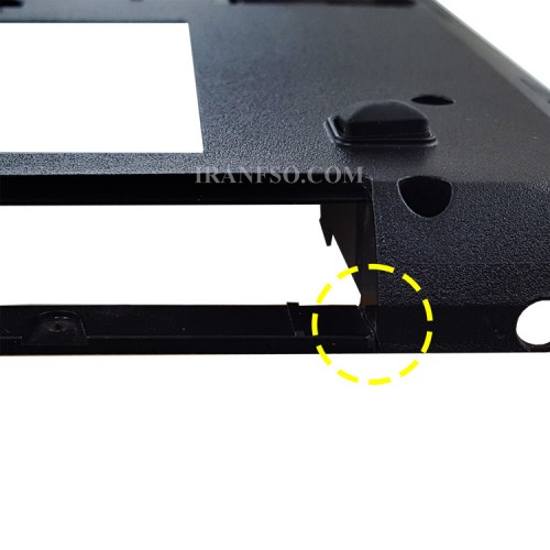 قاب کف لپ تاپ لنوو IdeaPad G570 مشکی-خط و خش دار