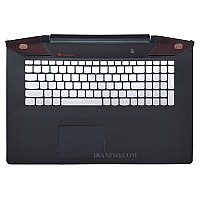 قاب کنار کیبرد لپ تاپ لنوو IdeaPad Y700-17 مشکی-اینترکوچک به همراه تاچ پد