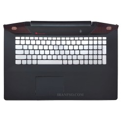قاب کنار کیبرد لپ تاپ لنوو IdeaPad Y700-17 مشکی-اینترکوچک به همراه تاچ پد