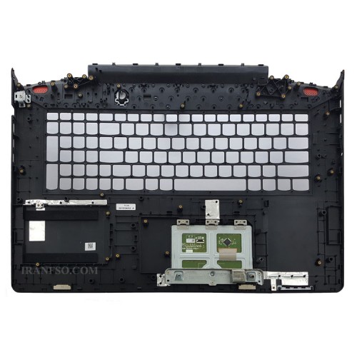 قاب کنار کیبرد لپ تاپ لنوو IdeaPad Y700-17 مشکی-اینترکوچک به همراه تاچ پد
