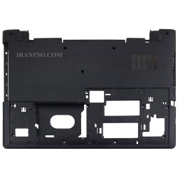 قاب کف لپ تاپ لنوو Ideapad 300-15 مشکی بدون کاور سوکت Lan