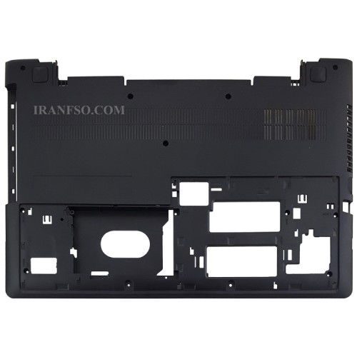 قاب کف لپ تاپ لنوو Ideapad 300-15 مشکی بدون کاور سوکت Lan