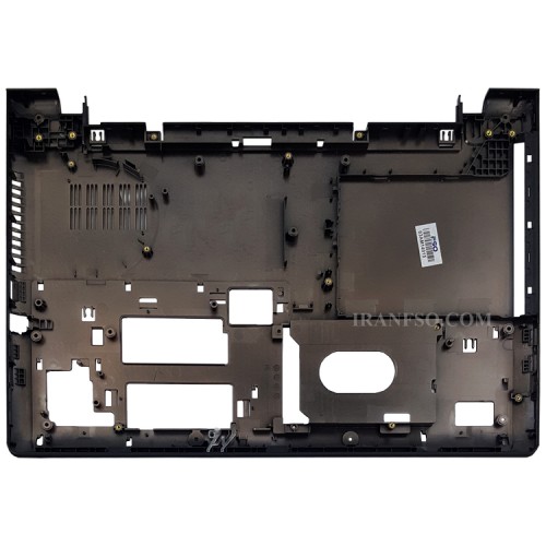 قاب کف لپ تاپ لنوو Ideapad 300-15 مشکی بدون کاور سوکت Lan