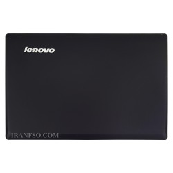 قاب پشت ال سی دی لپ تاپ لنوو IdeaPad G580 مشکی-فلزی مات بدون کاور لولا