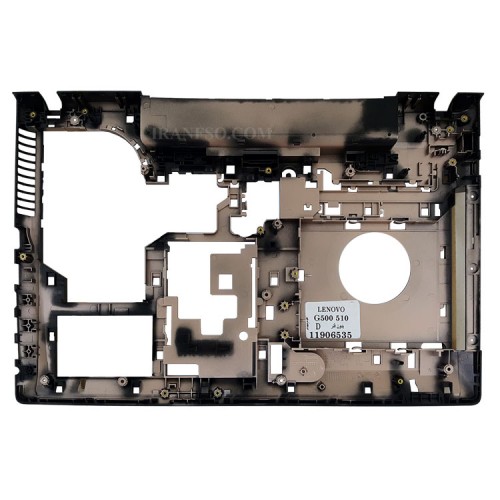 قاب کف لپ تاپ لنوو IdeaPad G500-G505-G510 مشکی-بدون فنر باتری