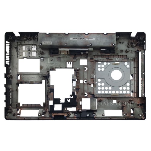 قاب کف لپ تاپ لنوو IdeaPad G580-G585 مشکی-فلزی دست دوم