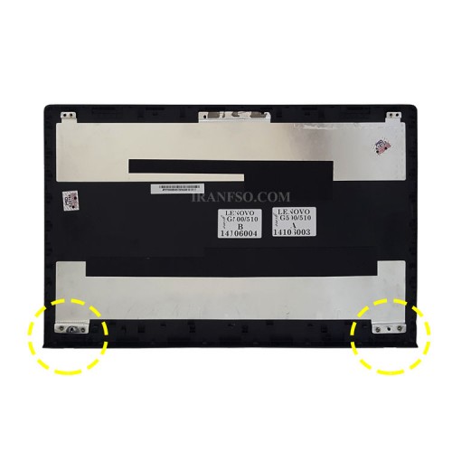 قاب پشت ال سی دی لپ تاپ لنوو IdeaPad G500-G505-G510 مشکی-ضد خش دست دوم