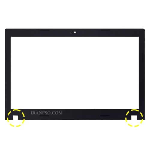 قاب جلو ال سی دی لپ تاپ لنوو IdeaPad G500-G505-G510 مشکی-دست دوم