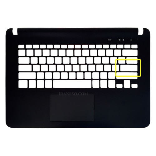 قاب کنار کیبرد لپ تاپ سونی SVF142-143 مشکی-اینترکوچک به همراه تاچ پد با فریم