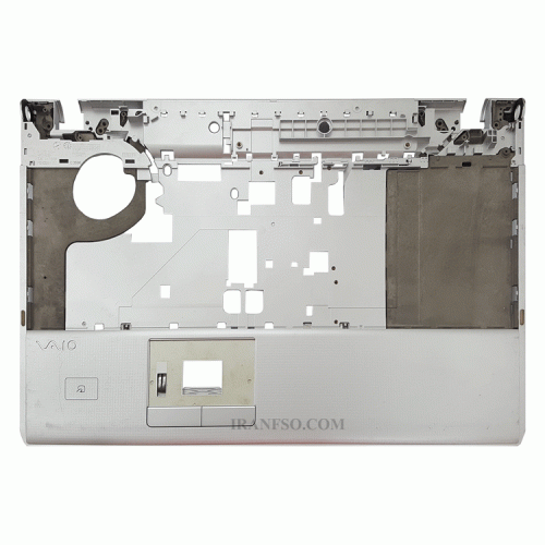 قاب کنار کیبرد لپ تاپ سونی VPCF13_USB3 نقره ای خط و خش دار