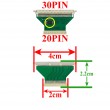 تبدیل ال سی دی XF-XJ 30Pin به همراه آی سی