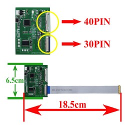 تبدیل ال ای دی لپ تاپ 30Pin به 40Pin