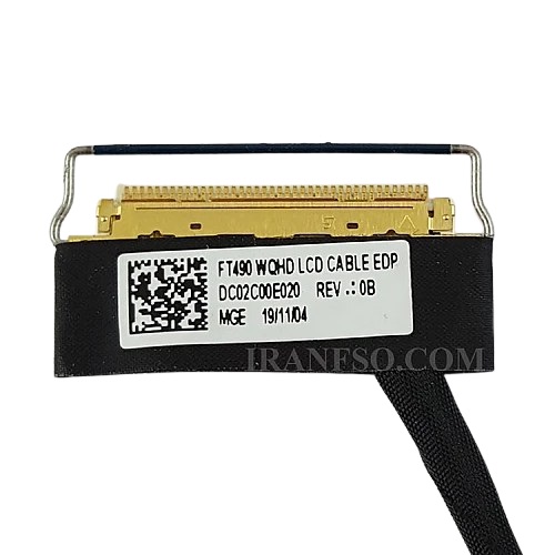 فلت تصویر لپ تاپ لنوو ThinkPad T490_DC02C00E020 WQHD 2K-EDP