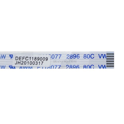 فلت ریبون لپ تاپ 6 پین 12 سانتی متر درشت 1x6xAx12_6Pin