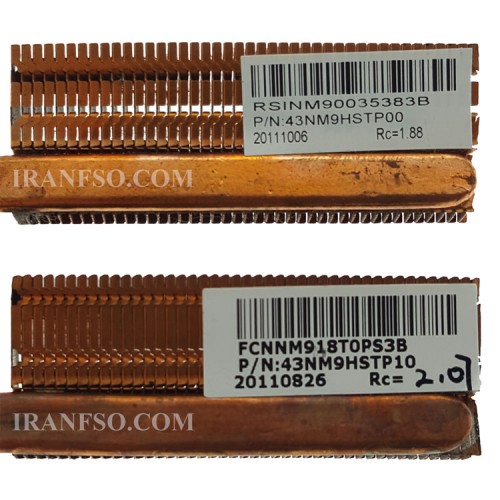 هیت سینک لپ تاپ اچ پی Pavilion DM1-4000_43NM9HSTP00_43NM9HSTP10 بدون گرافیک