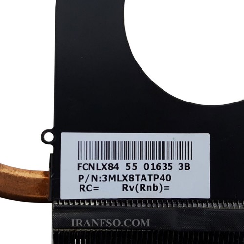 هیت سینک لپ تاپ اچ پی Pavilion DV6-3000_3MLX8TATP40 AMD بدون گرافیک