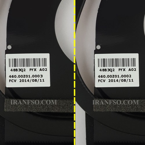 هیت سینک لپ تاپ لنوو IdeaPad Flex2-15_460-00Z01-0002_460-00Z01-0003 بدون گرافیک