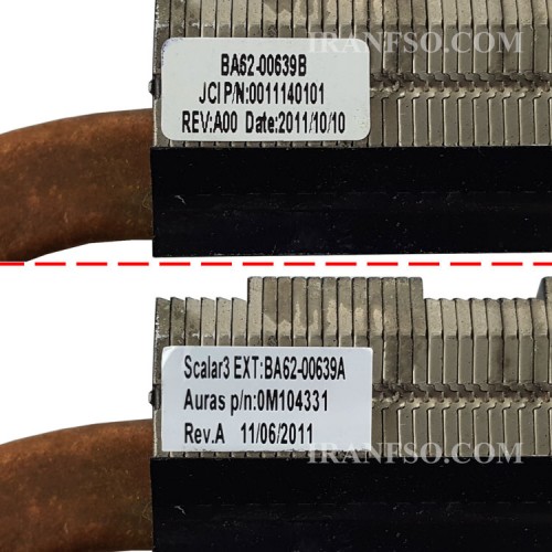 هیت سینک لپ تاپ سامسونگ NP300E_0011140101-0M104331_BA62-00639A گرافیک دار