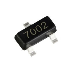 آی سی لپ تاپ Mosfet SMD 2N7002 N60V115mA SOT-23_3Pin 12W پک 5 عددی