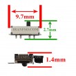 دکمه لپ تاپ کشویی دو حالته ON.OFF 8Pin
