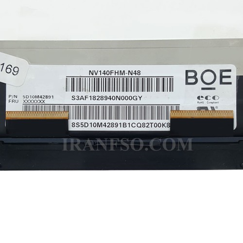 ال سی دی و تاچ لپ تاپ اچ پی 14.0 X360 14-CD_NV140FHM-N48 نازک 30 پین FHD-IPS بافریم