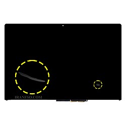 ال سی دی و تاچ لپ تاپ لنوو 15.6 YOGA 710-15 Inch_N156HCA-EAA نازک 30 پین Full HD-IPS حباب دار