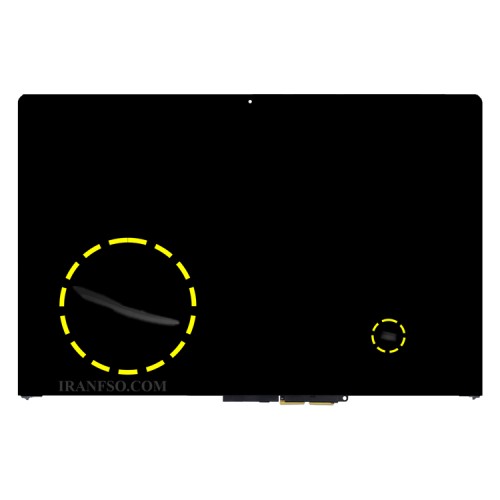 ال سی دی و تاچ لپ تاپ لنوو 15.6 YOGA 710-15 Inch_N156HCA-EAA نازک 30 پین Full HD-IPS حباب دار