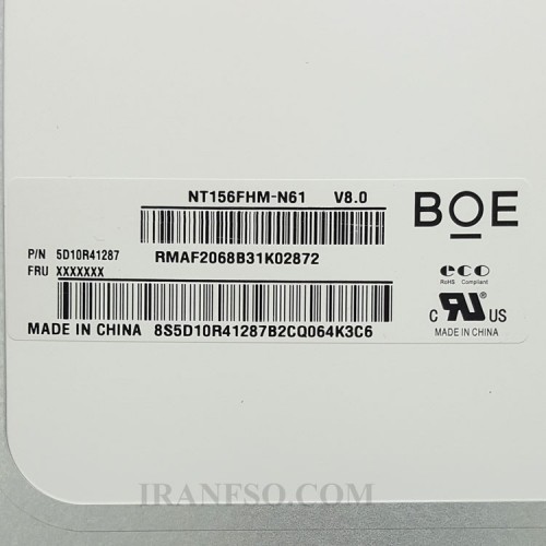 ال سی دی و تاچ لپ تاپ لنوو 15.6 Yoga C340-15_NT156FHM-N61 ضخیم 30 پین FHD-IPS