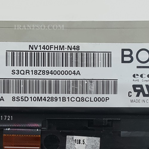 ال سی دی و تاچ لپ تاپ لنوو 14.0 Yoga 520-14_NV140FHM-N48 نازک 30 پین FHD-IPS بافریم