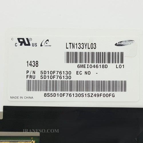 ال سی دی و تاچ لپ تاپ لنوو 13.3 YOGA3 Pro-13_LTN133YL03 نازک 40 پین QHD+IPS با فریم