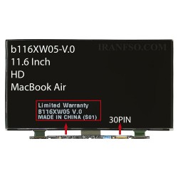 ال ای دی لپ تاپ 11.6 AUO B116XW05-V.0 نازک 30 پین برای اپل MacBook Air