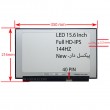ال ای دی لپ تاپ 15.6 New نازک مات 40 پین FHD-IPS-144Hz بدون جاپیچ 350x216x3.2mm پیکسل دار