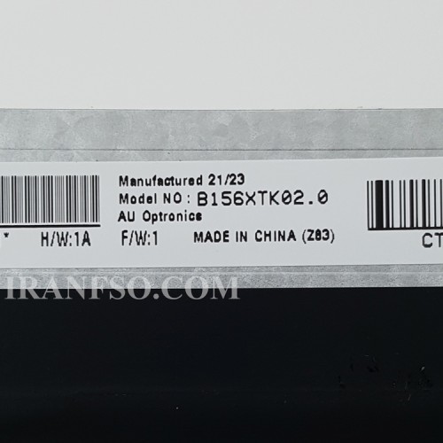 ال ای دی لپ تاپ 15.6 AUO B156XTK02.0_NEW نازک براق 40 پین EDP-Touch بدون جاپیچ 350x216x3.2mm
